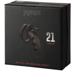 Mancage 21 Siliconen Kuisheidskooi -Sinful 25967 mancage 21 silicone chastity device 90 pack q100