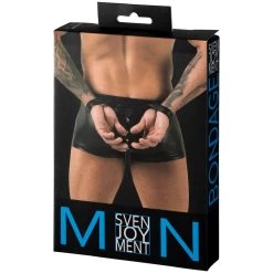 Orion Svenjoyment Wetlook Boxershort Met Handboeien -Sinful 26030 svenjoyment wetlook boxer shorts with handcuffs 90 pack q100
