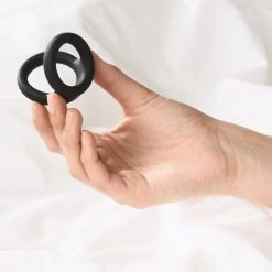 Sinful Dubbele Siliconen Cockring -Sinful 26225 x sinful double silicone penis ring 50 hand q100