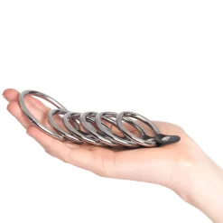 Rimba Metalen Penisringen-koker Met Balring -Sinful 26327 rimba metal cockrings tube with ball ring 50 hand q100