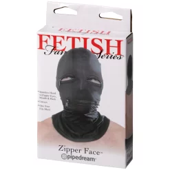 Pipedream Fetish Fantasy Series BDSM Masker Ritssluiting -Sinful 26332 fetish fantasy series zipper face hood 90 pack q100