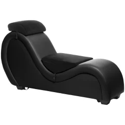 XR Brands Master Series Zwarte Chaise Lounge Bank