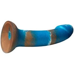 Baseks Copper Blue Silicone Dildo Met Zuignap 18 Cm -Sinful 26366 baseks copper blue silicone dildo 04 product q100