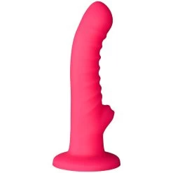 Baseks Ribbed Stimulation Siliconen Dildo 17 Cm -Sinful 26368 baseks ribbed stimulation silicone dildo 01 product q100 1