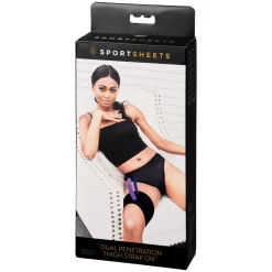Sportsheets Dual Penetration Thigh Strap-On 7 Sportsheets Dual Penetration Thigh Strap-On -Sinful 26385 sportsheets thigh strap on dual penetration 90 pack q100