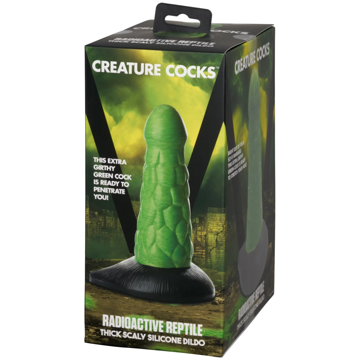 XR Brands Creature Cocks Radioactieve Reptiel Siliconen Dildo 19,8 Cm 5 XR Brands Creature Cocks Radioactieve Reptiel Siliconen Dildo 19,8 Cm - Afbeelding 5