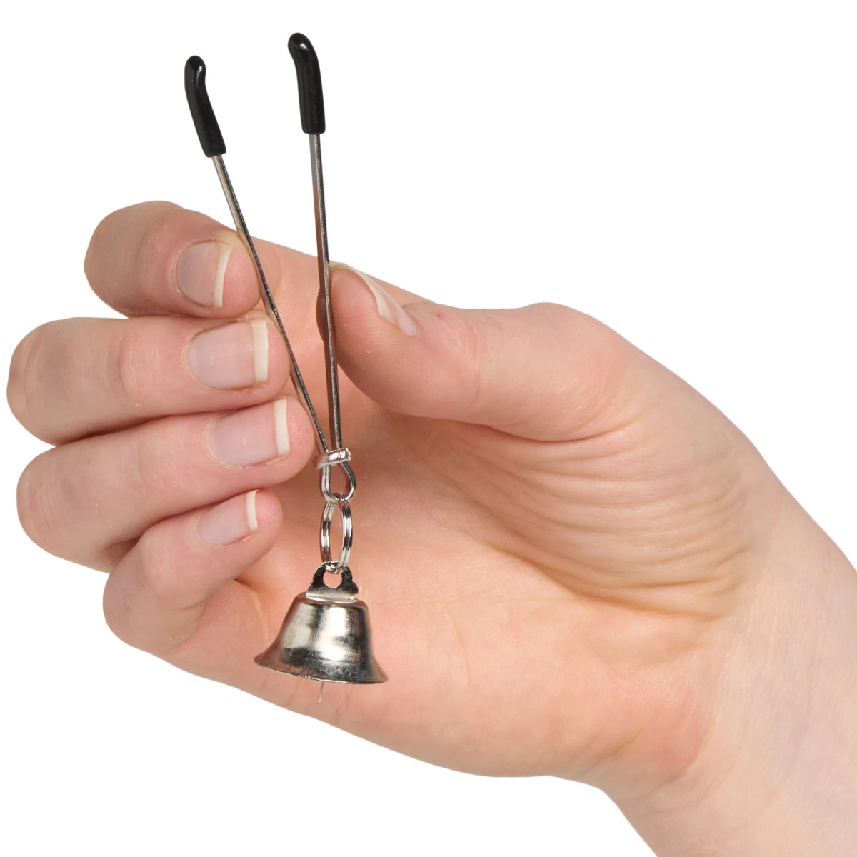 XR Brands Frisky Clit-klem Met Bel 3 XR Brands Frisky Clit-klem Met Bel - Afbeelding 3