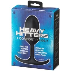 XR Brands Heavy Hitters Kleine Verzwaarde Buttplug -Sinful 26415 heavy hitters weighted butt plug small 90 pack q100
