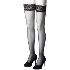 NORTIE Sage Hold-up Kousen -Sinful 26725 nortie sage hold up stockings with lace and backseam 05 product q100