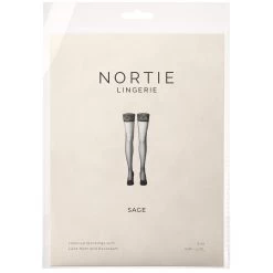 NORTIE Sage Hold-up Kousen -Sinful 26725 nortie sage hold up stockings with lace and backseam 90 pack q100