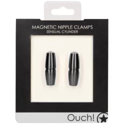 Ouch! Magnetische Cilinder Tepelklemmen -Sinful 26805 ouch magnetic nipple clamps cylinder 90 pack q100