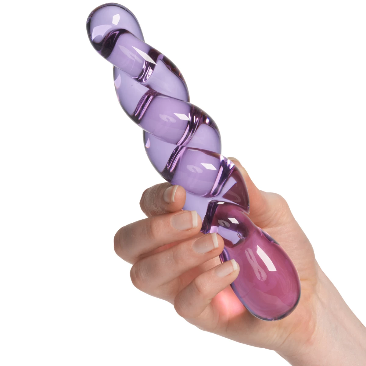 Sinful Twisted Lover Glazen Dildo 19.8 Cm 3 Sinful Twisted Lover Glazen Dildo 19.8 Cm - Afbeelding 3