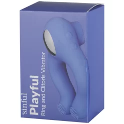 Sinful Playful Very Peri Ring En Clitoris Vibrator -Sinful 26898 sinful playful ring and clitoris vibrator very peri 90 pack q100