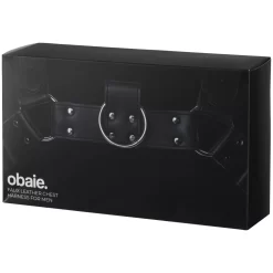 Obaie Kunstleren Borstharnas Voor Mannen 5 Obaie Kunstleren Borstharnas Voor Mannen -Sinful 26940 obaie faux leather chest harness for men 90 pack q100