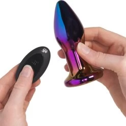 Dream Toys Glamour Glass Vibe Buttplug Met Afstandsbediening -Sinful 26966 dream toys glass remote controlled butt plug 52 hand q100