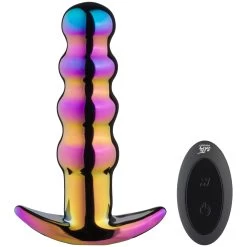 Dream Toys Glamour Buttplug Met Glaskralen En Afstandsbediening