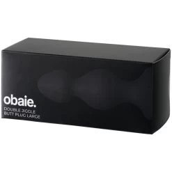 Obaie Double Jiggle Buttplug Large -Sinful 27020 obaie double jiggle butt plug large 90 pack q100