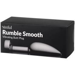 Sinful Rumble Smooth Vibrerende Buttplug -Sinful 27043 sinful rumble smooth vibrating butt plug 90 pack q100