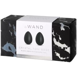 Le Wand Yoni Obsidian Dubbele Kegelballen -Sinful 27100 le wand yoni obsidian double kegel balls 90 pack q100