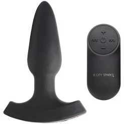 XR Brands Booty Sparks Laser Series Heart Small Buttplug Met Afstandsbediening
