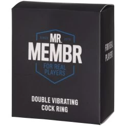 MR.MEMBR Double Vibrerende Cockring -Sinful 27145 mr membr double vibrating cock ring 90 pack q100