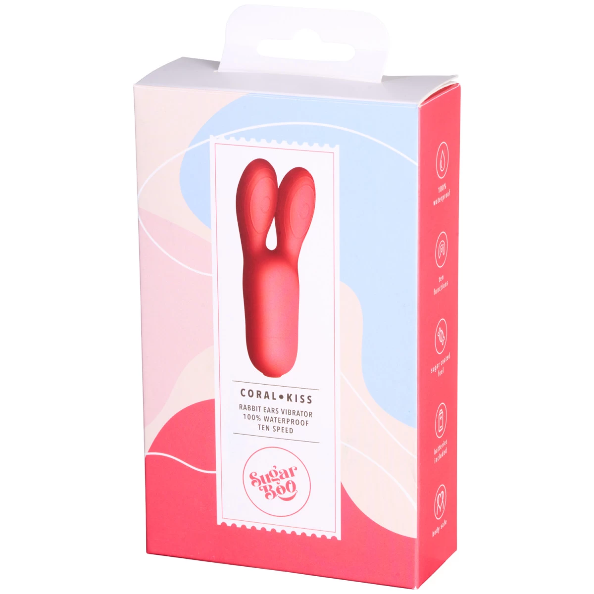 Rocks Off SugarBoo Coral Kiss Rabbit Bullet Vibrator 7 Rocks Off SugarBoo Coral Kiss Rabbit Bullet Vibrator - Afbeelding 7