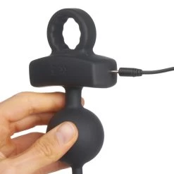 XR Brands Master Series Dark Rattler Vibrerende Anale Kralen Met Afstandsbediening -Sinful 27354 master series dark rattler remote controlled vibrating anal beads 5 hand q100