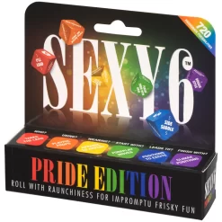 Sexy 6 Dice Pride Dobbelspel -Sinful 27400 sexy 6 dice pride game 90 pack q100
