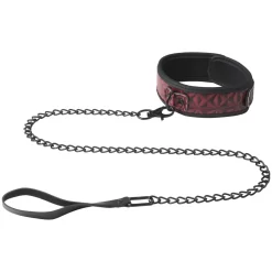 XR Brands Master Series Crimson Tied Halsband Met Riem