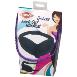 XR Brands Frisky Deluxe Black-Out Blinddoek -Sinful 27453 frisky black out blindfold 90 pack q100
