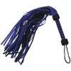 XR Brands Strict Leather Blue Suede Flogger
