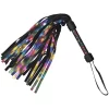 XR Brands Strict Rainbow Leren Flogger 90,5 Cm