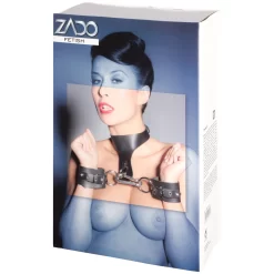 Orion Zado Bondage Set Halsband Met Handboeien -Sinful 27501 zado bondage set of the o collar with handcuffs 90 pack q100
