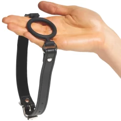 Obaie Kunstleren O-ring Gag -Sinful 27551 obaie imitation leather silicone o ring gag 50 hand q100
