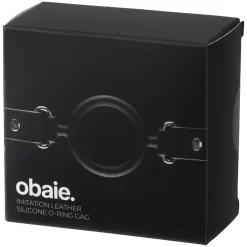 Obaie Kunstleren O-ring Gag -Sinful 27551 obaie imitation leather silicone o ring gag 90 pack q100
