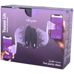 We-Vibe Tease Us Moxie Slipjes Vibrator Set -Sinful 27565 we vibe tease us set with moxie panty vibrator 90 pack q100