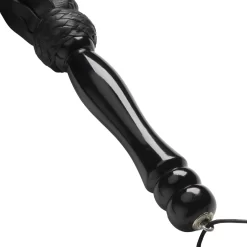 Mister B Impact Leren Flogger Met Houten Handvat -Sinful 27571 mister b impact leather flogger with wooden handle 03 product q100 1