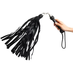 Mister B Impact Premium Leren Flogger 90 Cm -Sinful 27571 mister b impact leather flogger with wooden handle 50 hand 4 q100 1