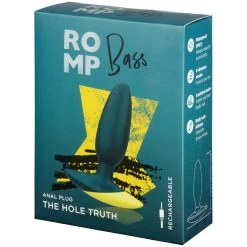 ROMP Bass Vibrerende Buttplug 11 ROMP Bass Vibrerende Buttplug -Sinful 27590 romp bass vibrating anal plug 90 pack q100