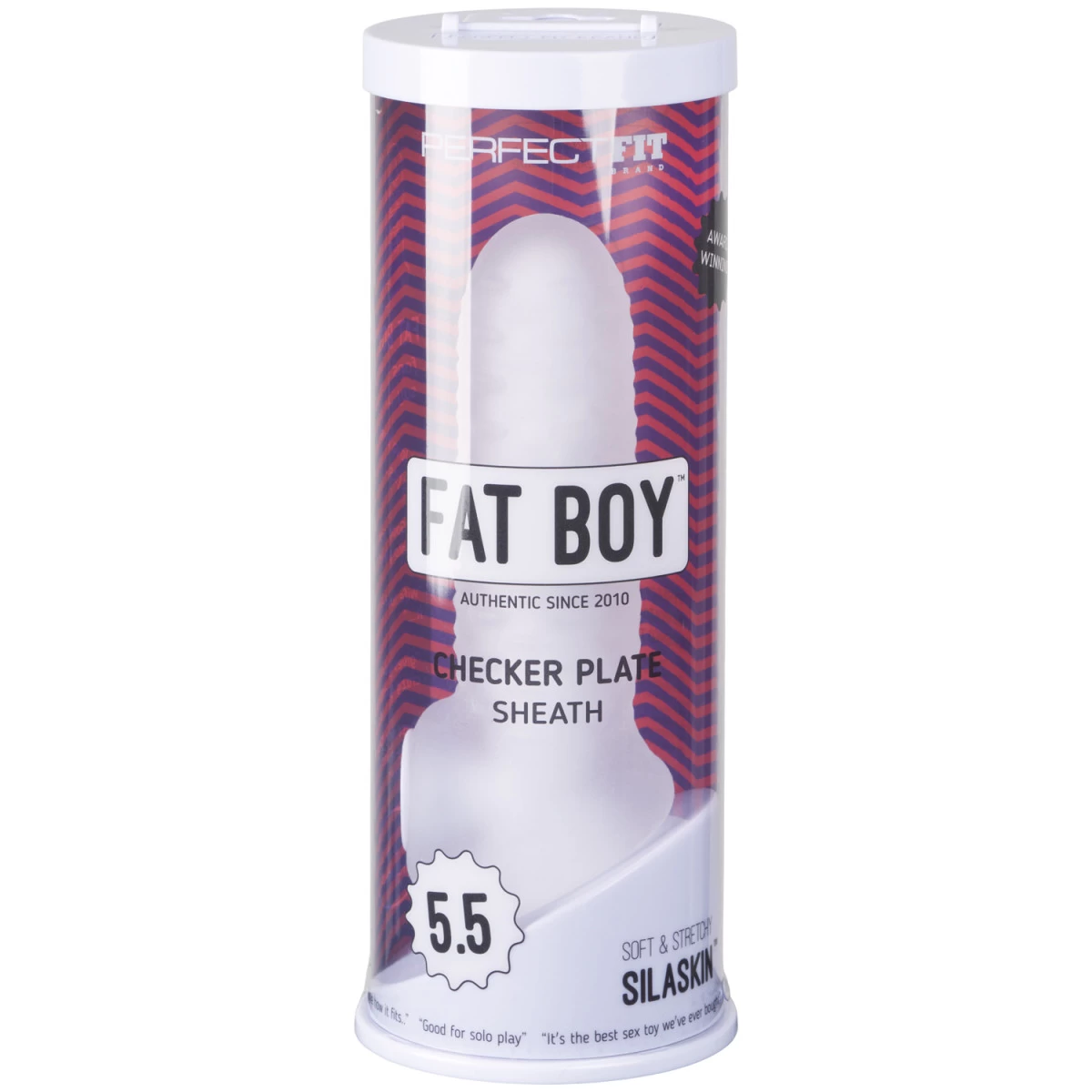 Shots Perfect Fit Fat Boy Checker Plate Sheath Penis Sleeve 14 Cm 5 Shots Perfect Fit Fat Boy Checker Plate Sheath Penis Sleeve 14 Cm - Afbeelding 5