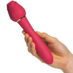 Tracy's Dog Rose Wand Zuigende Vibrator -Sinful 27700 tracy s dog rose wand clitorial suction stimulator 50 hand q100