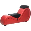 XR Brands Master Series Red Chaise Lounge