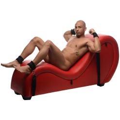 XR Brands Master Series Red Chaise Lounge -Sinful 27732 master series red chaise lounge couch 05 product q100 1