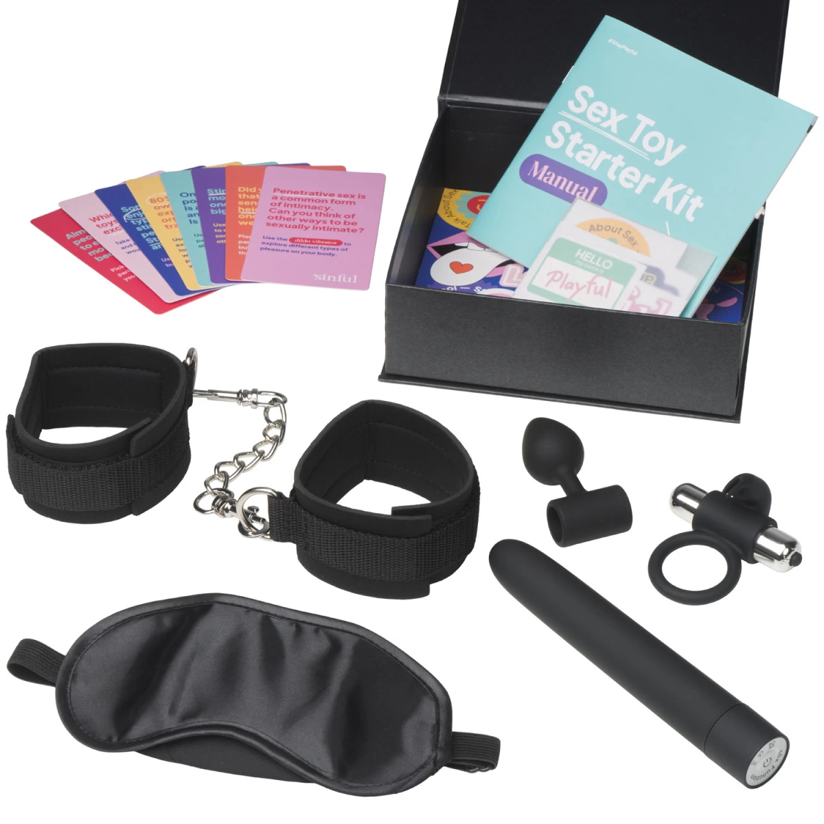 Sinful Sex Toy Starter Kit Box 1 Sinful Sex Toy Starter Kit Box