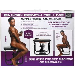 XR Brands LoveBotz Banging Bench Deluxe Met Sex Machine -Sinful 27773 lovebotz deluxe bangin bench sex stool 90 pack q100