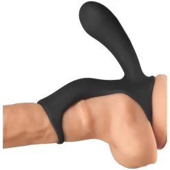 Sinful Dual Action Oplaadbare Cockring Met Afstandsbediening -Sinful 27799 sinful dual action rechargeable remote controlled love ring 20 dildo q100