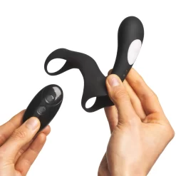 Sinful Dual Action Oplaadbare Cockring Met Afstandsbediening -Sinful 27799 sinful dual action rechargeable remote controlled love ring 51 hand q100