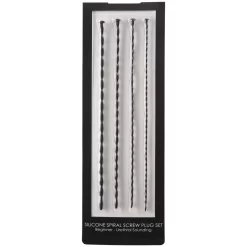 Shots Ouch! Siliconen Sound Spiral Schroeven Dilator Set -Sinful 27800 ouch urethral sound beginner plug set 91 pack q100