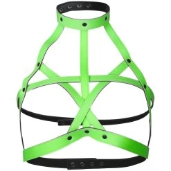 Shots Ouch! Glow In The Dark BH Harnas -Sinful 27804 ouch glow in the dark chest harness 08 product q100 1