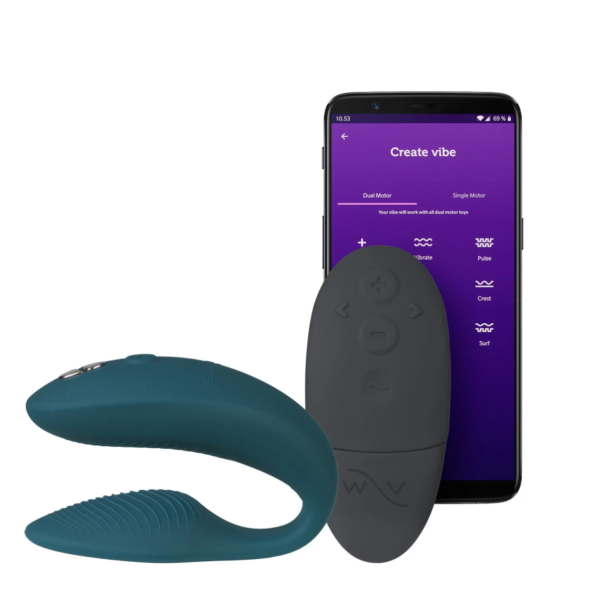 We-Vibe Sync 2 Koppel Vibrator Met App 2 We-Vibe Sync 2 Koppel Vibrator Met App - Afbeelding 2